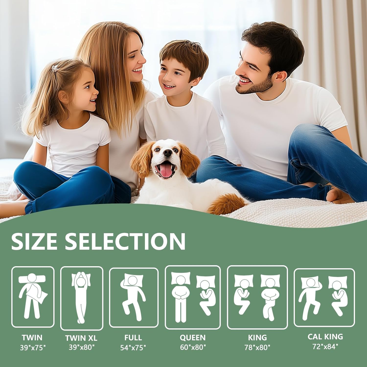 Premium Waterproof Mattress Protector Queen