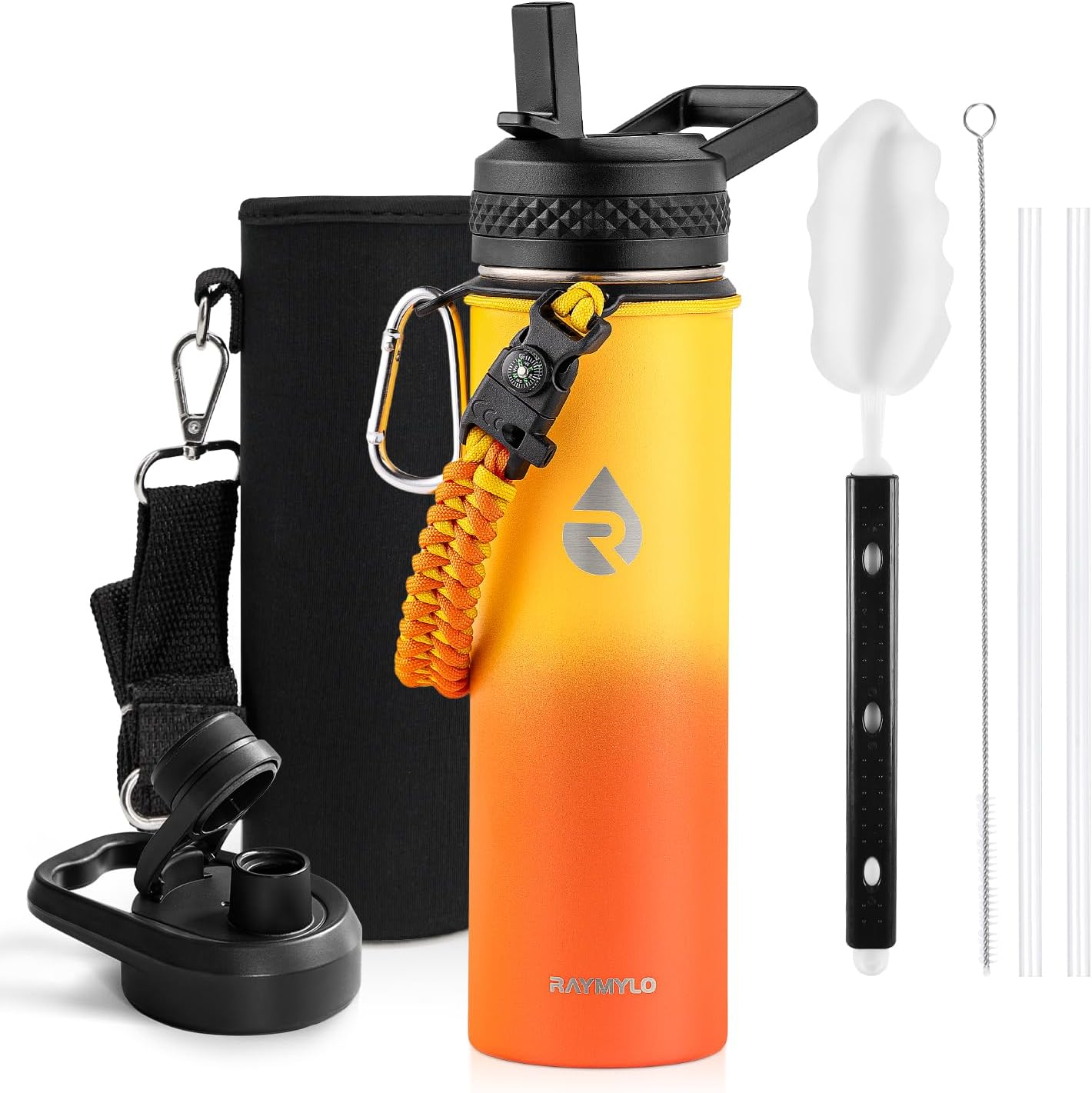 64oz Insulated Water Bottle Stainless Steel