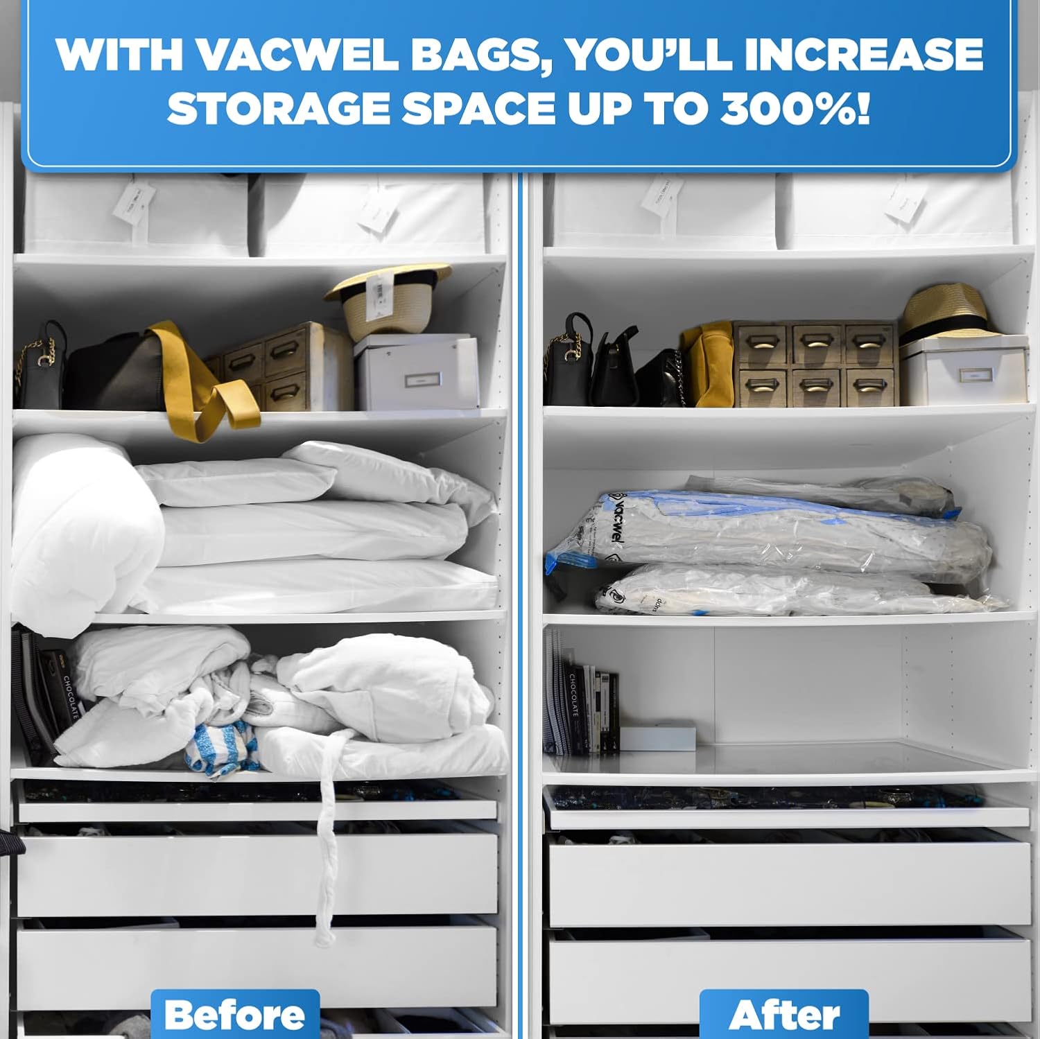 Vacuum Storage Bags for Bedding Storage