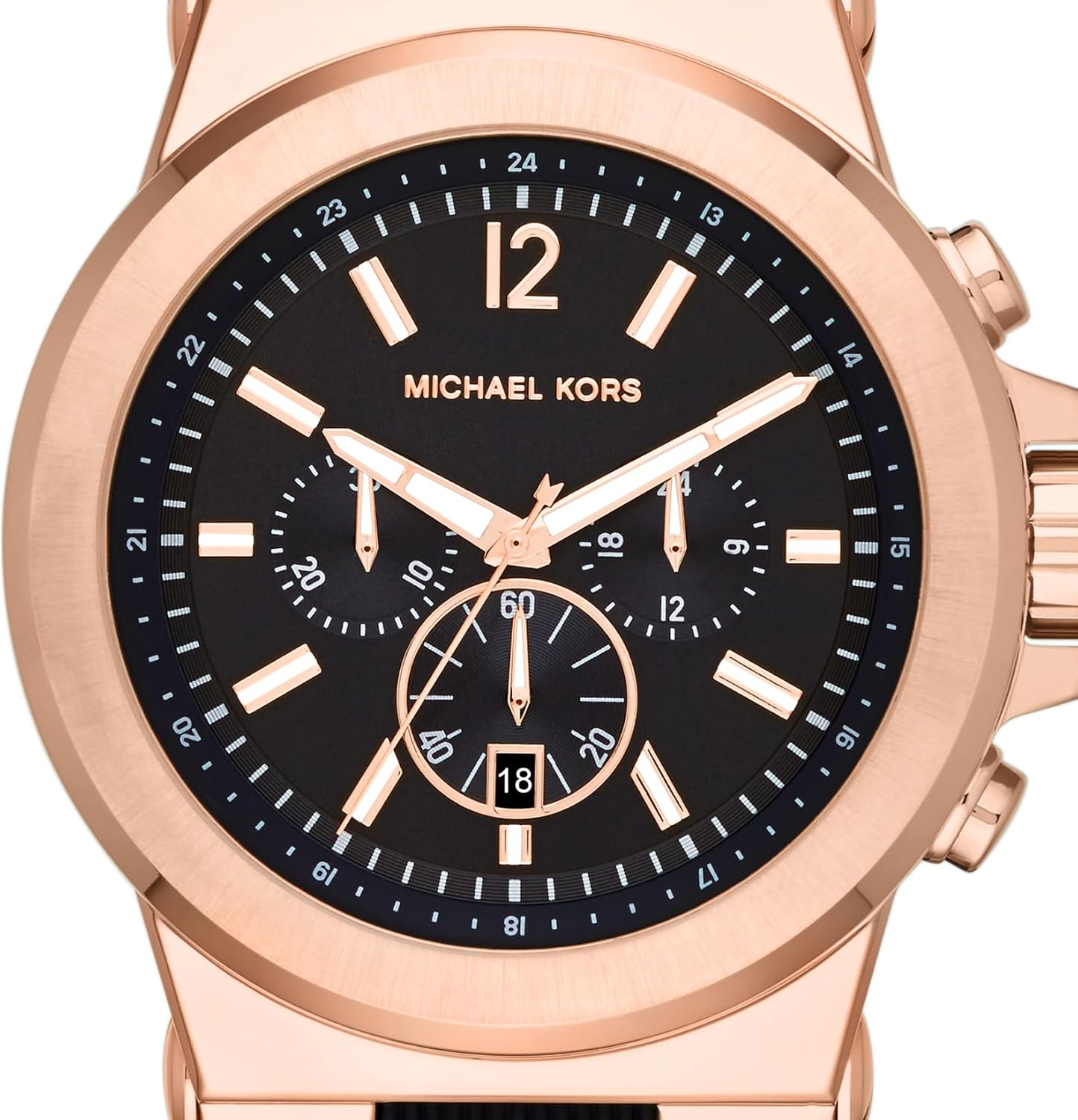 Michael Kors Dylan Men's Watch, Stainless Steel Chronograph Watch for Men with Steel or Silicone Band