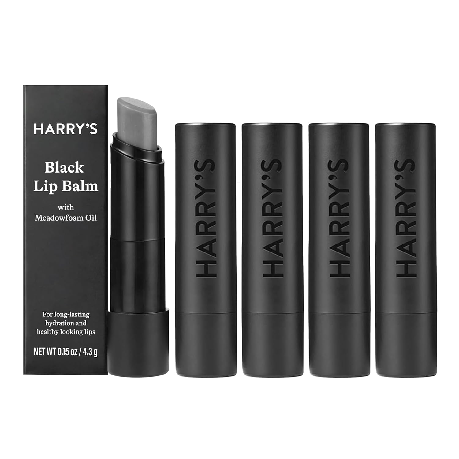 Harry's Black Lip Balm for Men Hydrating Men's Lip Balm