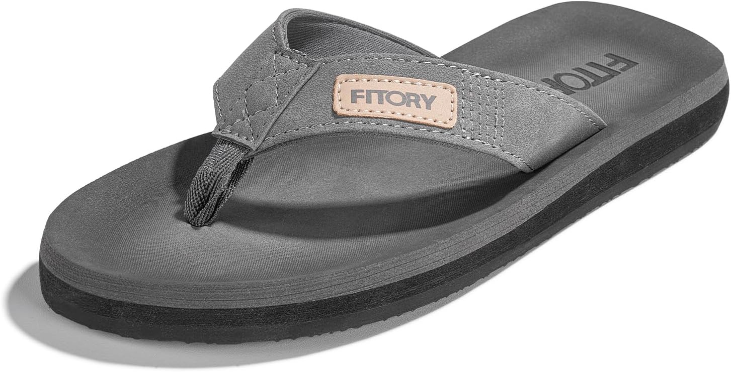FITORY Men's Flip-Flops, Thongs Sandals