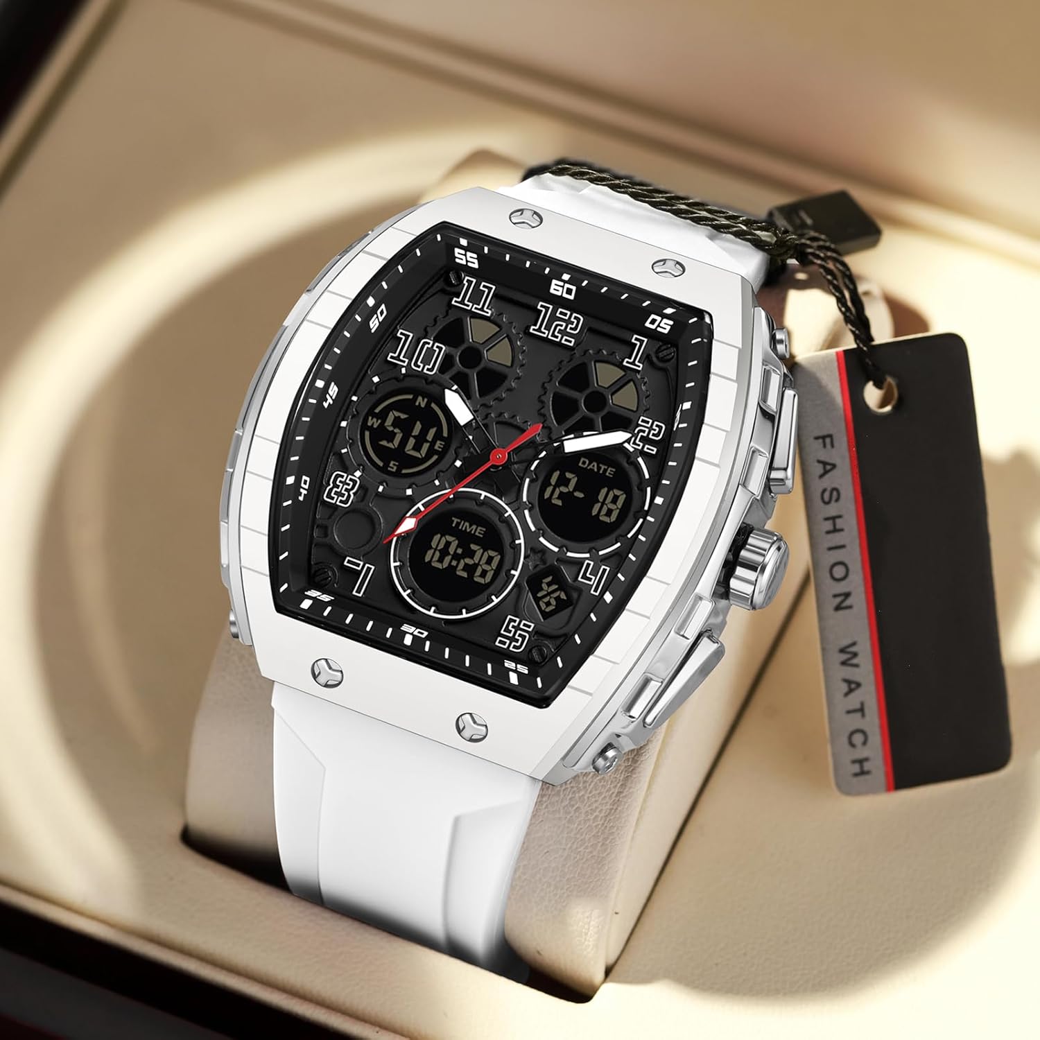 Watches for Men Unique Rectangle Relojes para