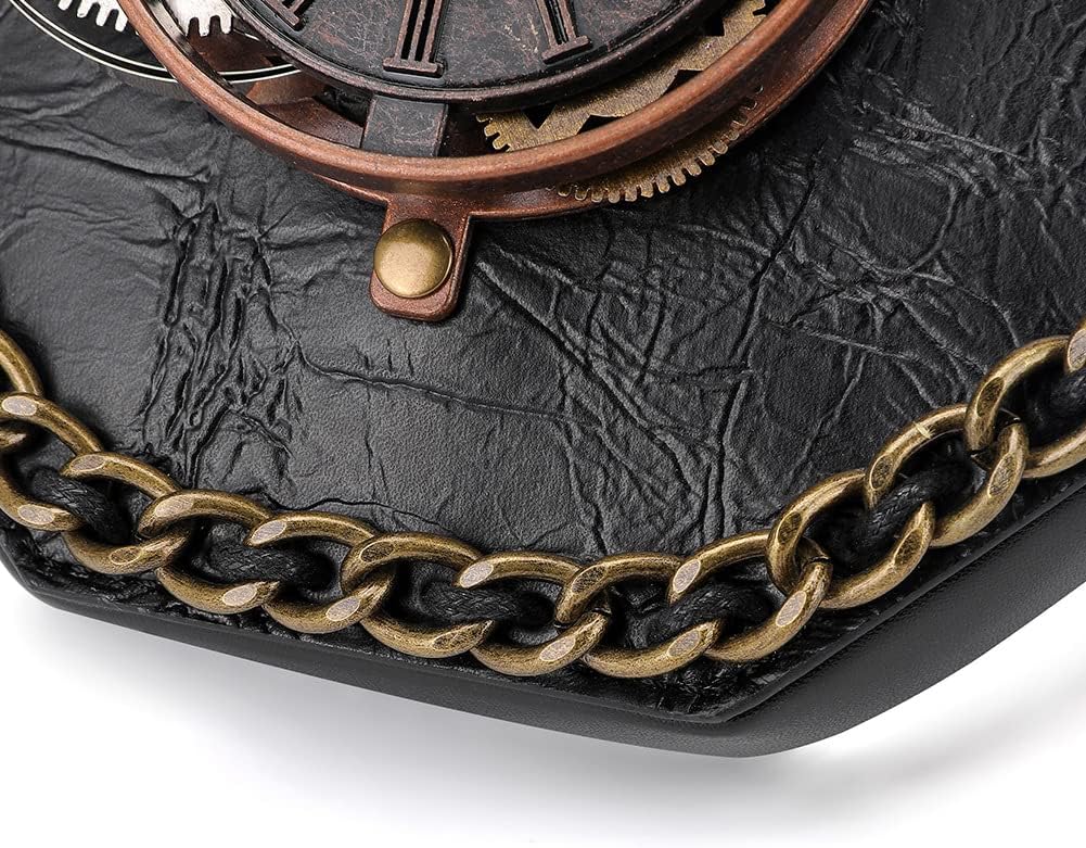 Messenger Bag Leather Retro Briefcase Shoulder Purse