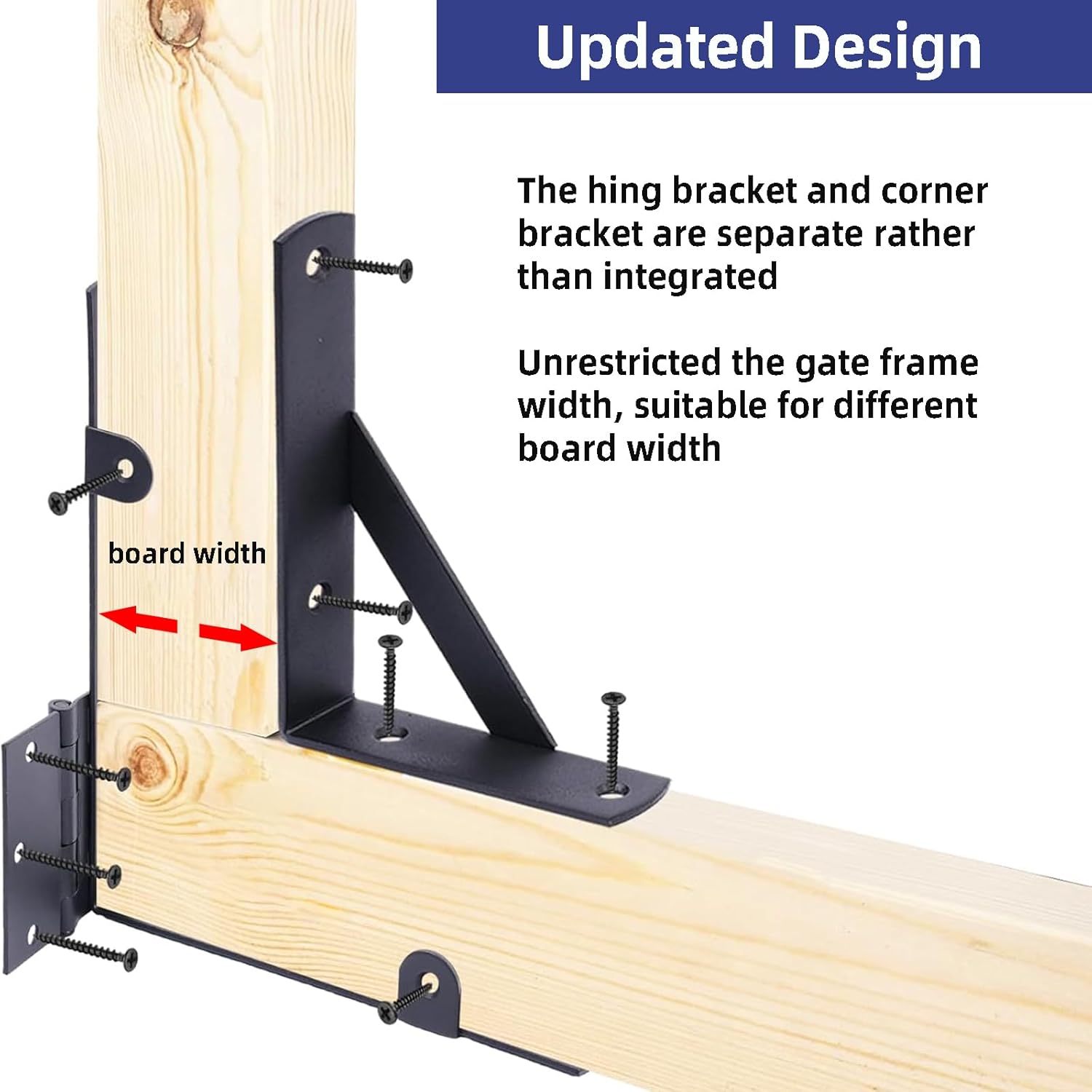 Fence Gate Kit Gate Hardware 2 Set Anti Sag Gate Kit