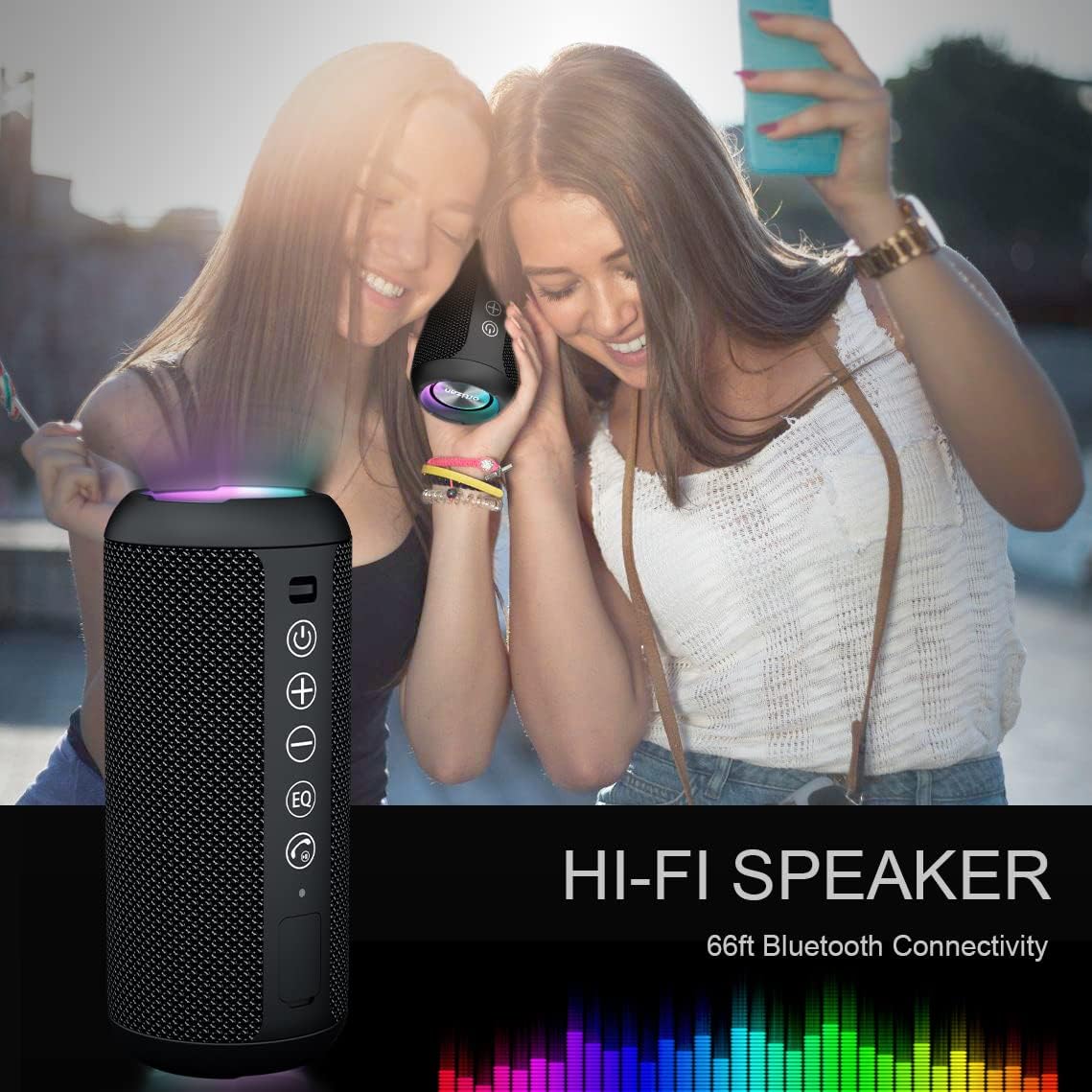 Ortizan Portable Bluetooth Speaker