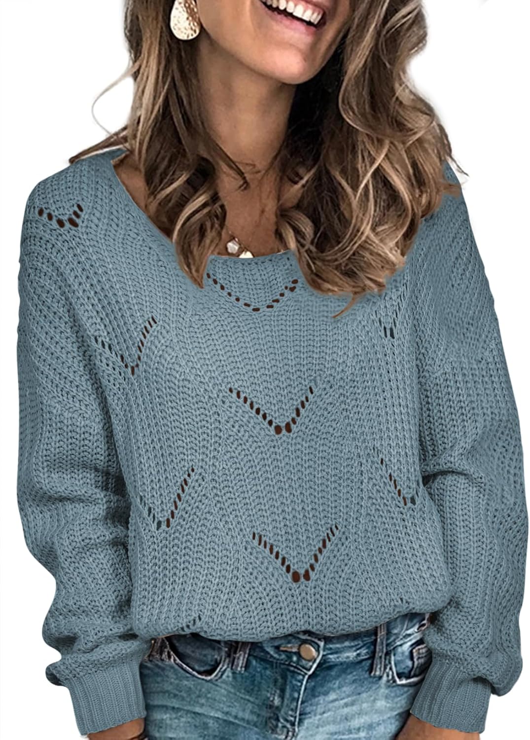 Dokotoo Womens Sweaters 2025 Crewneck
