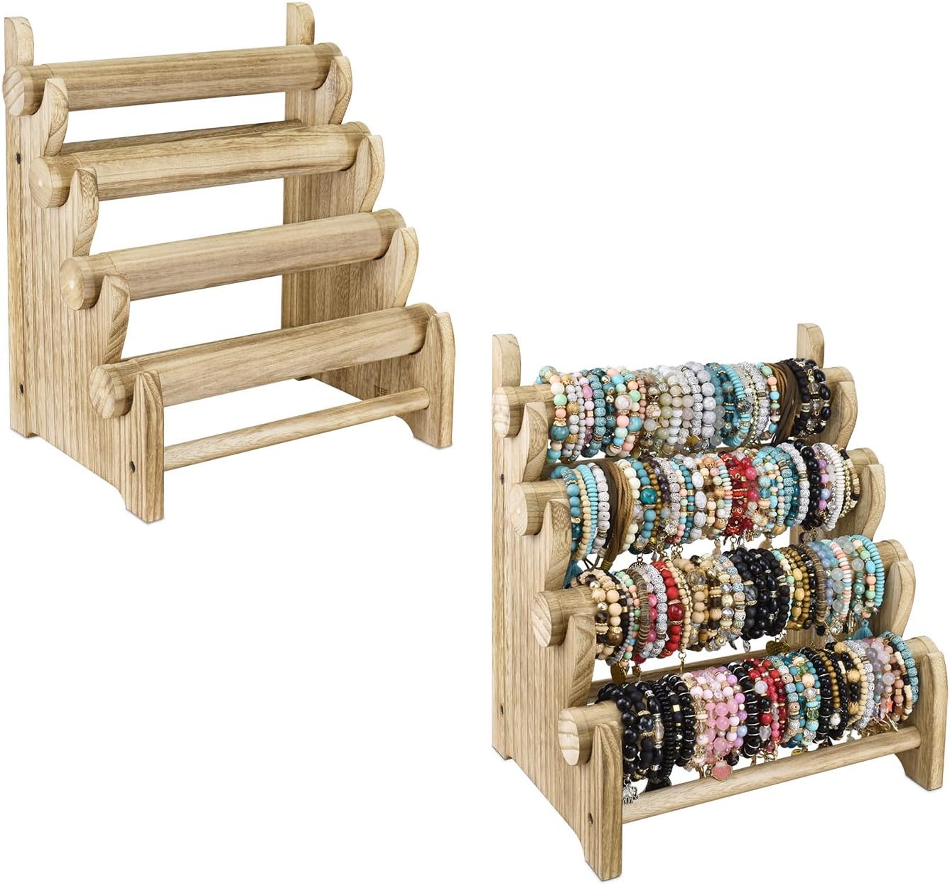 Ikee Design Wooden Jewelry Display Stand