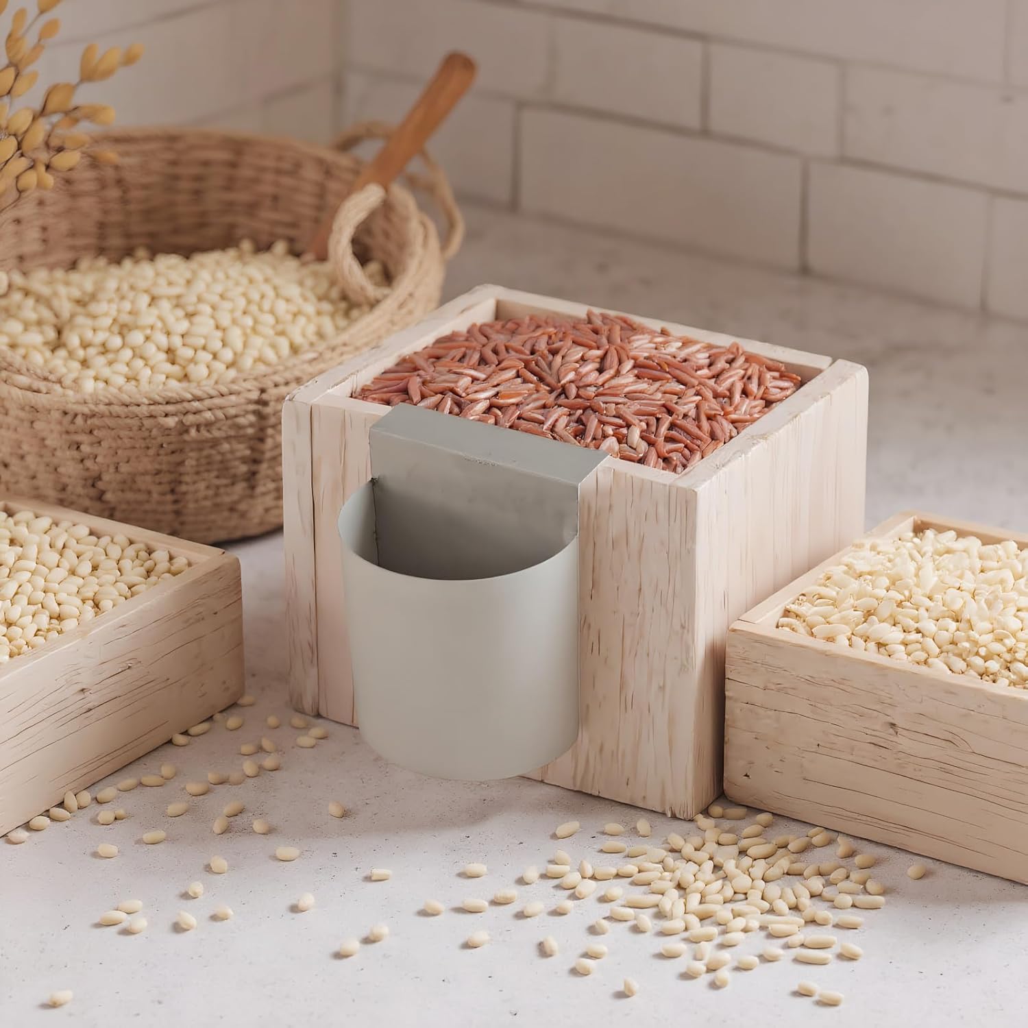 Heavy Duty Metal Ice Scoop Holder for Freezer