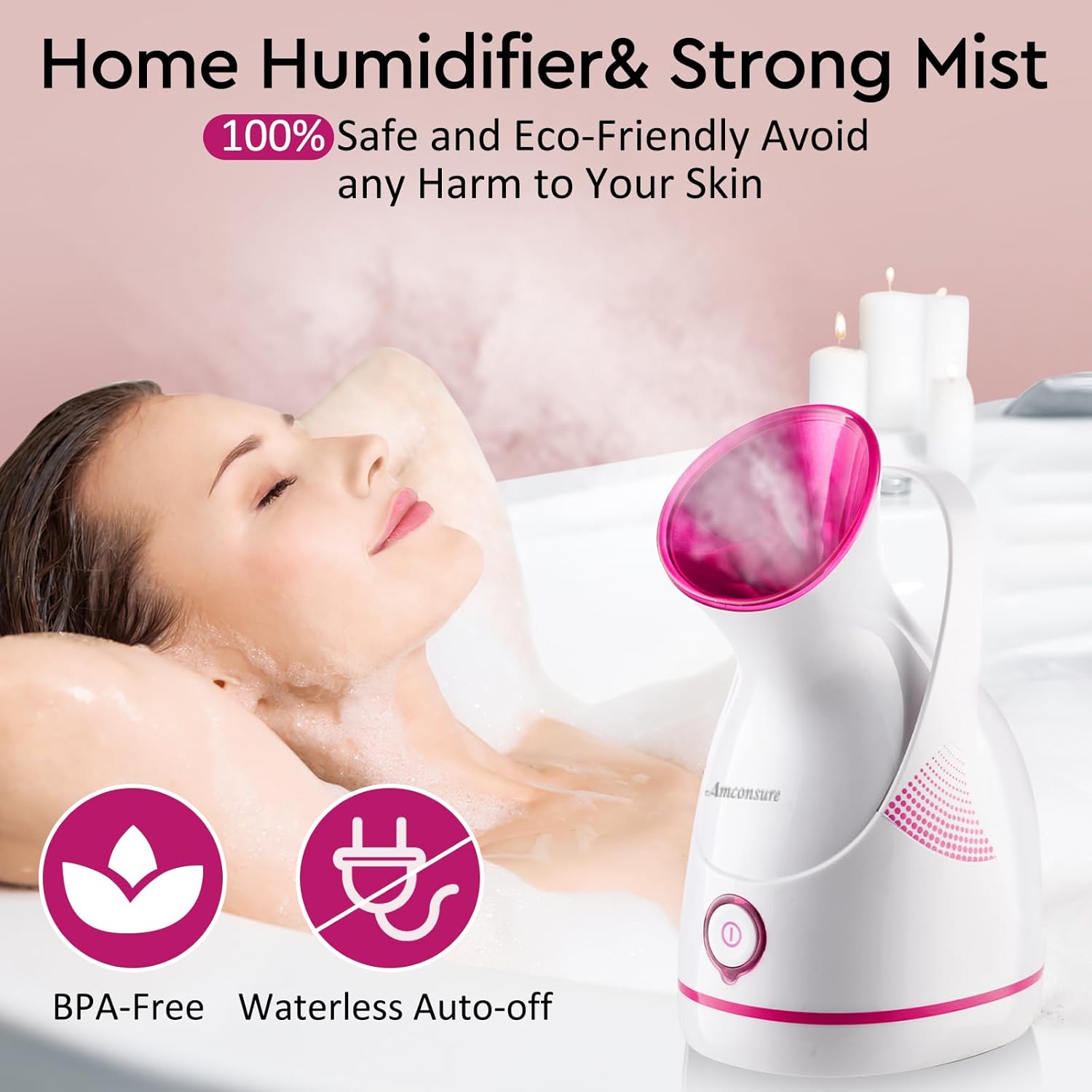 Amconsure Facial Steamer Skin Care Kit