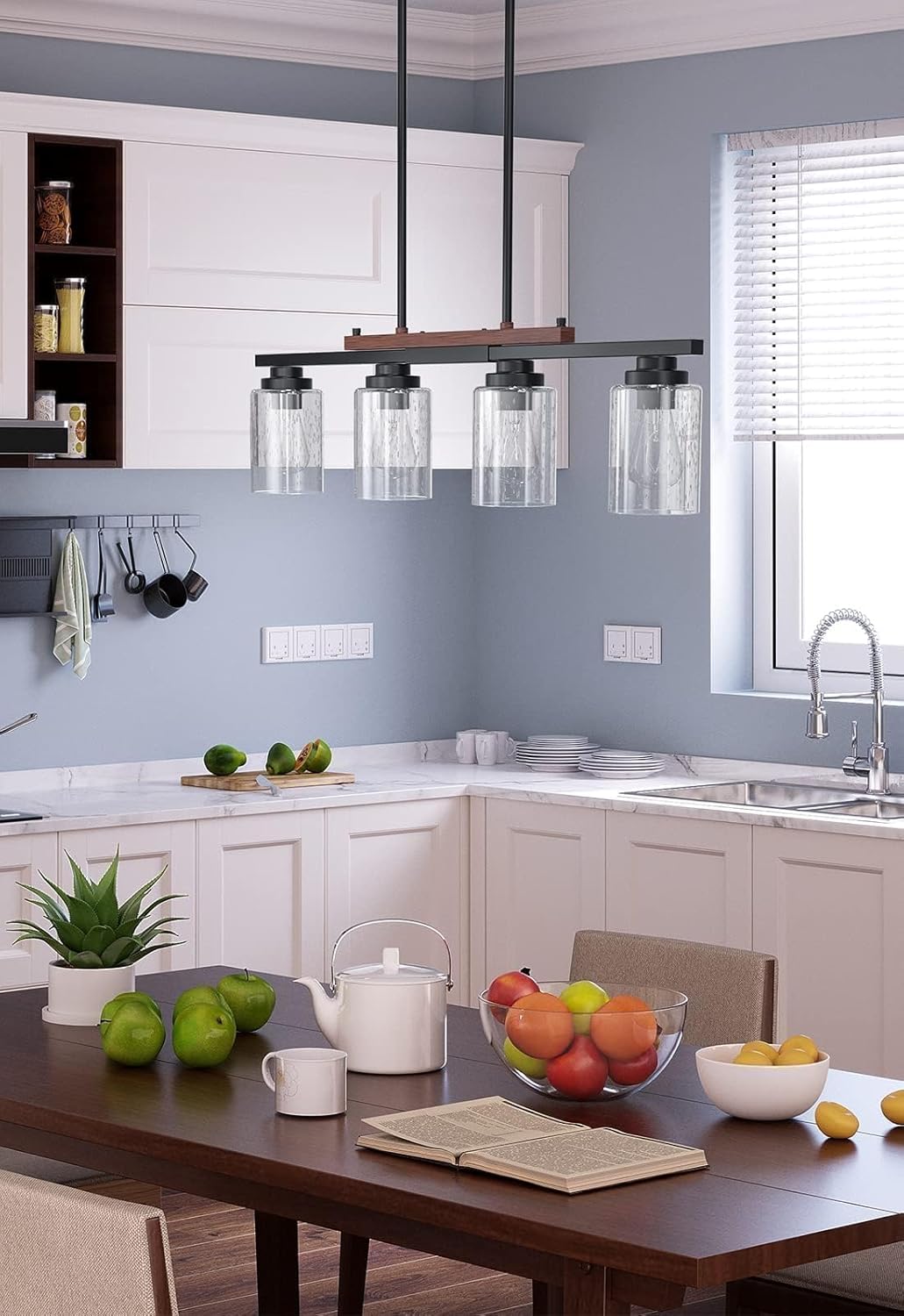 Amico Dining Room Light Fixture 4-Light Kitchen