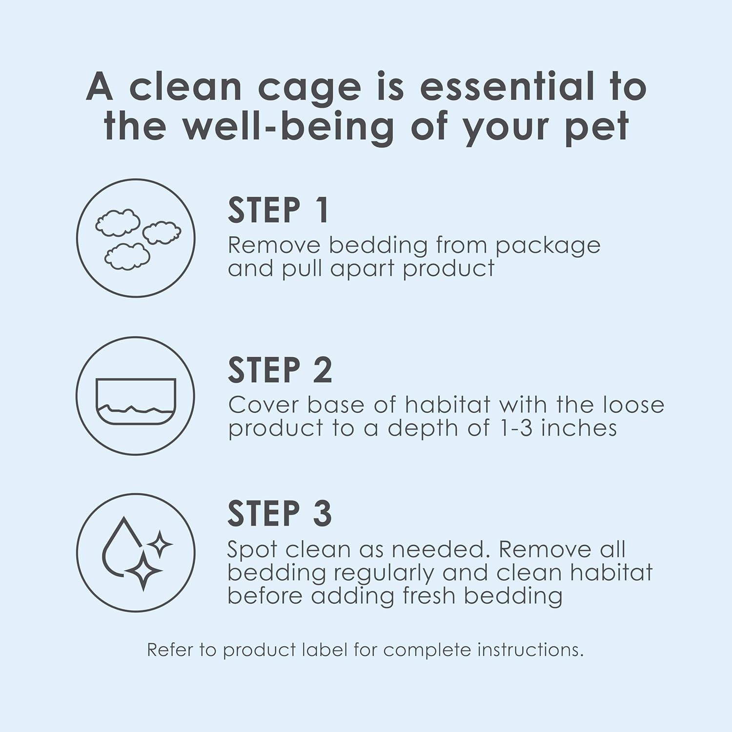 Kaytee Clean & Cozy White Paper Bedding for Small Pets