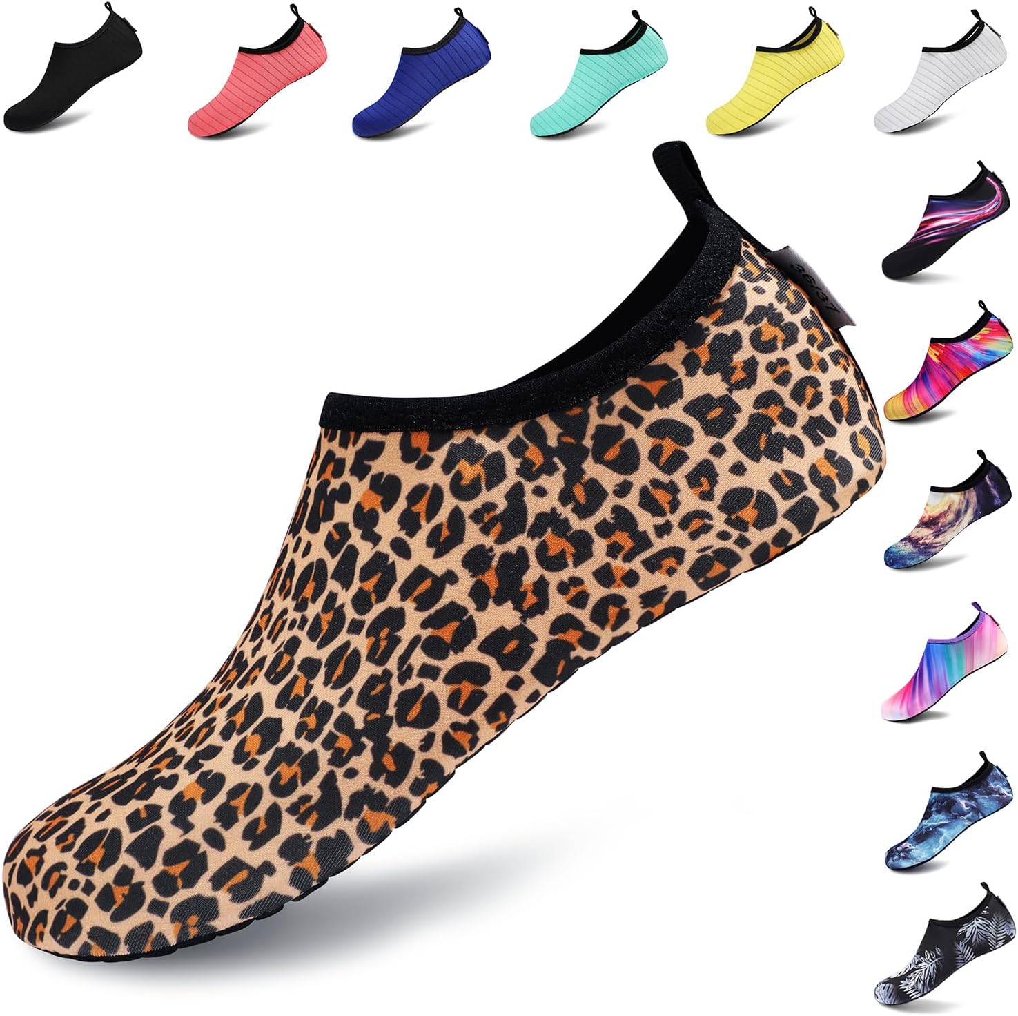 VIFUUR Water Shoes – Barefoot Quick-Dry Aqua Socks
