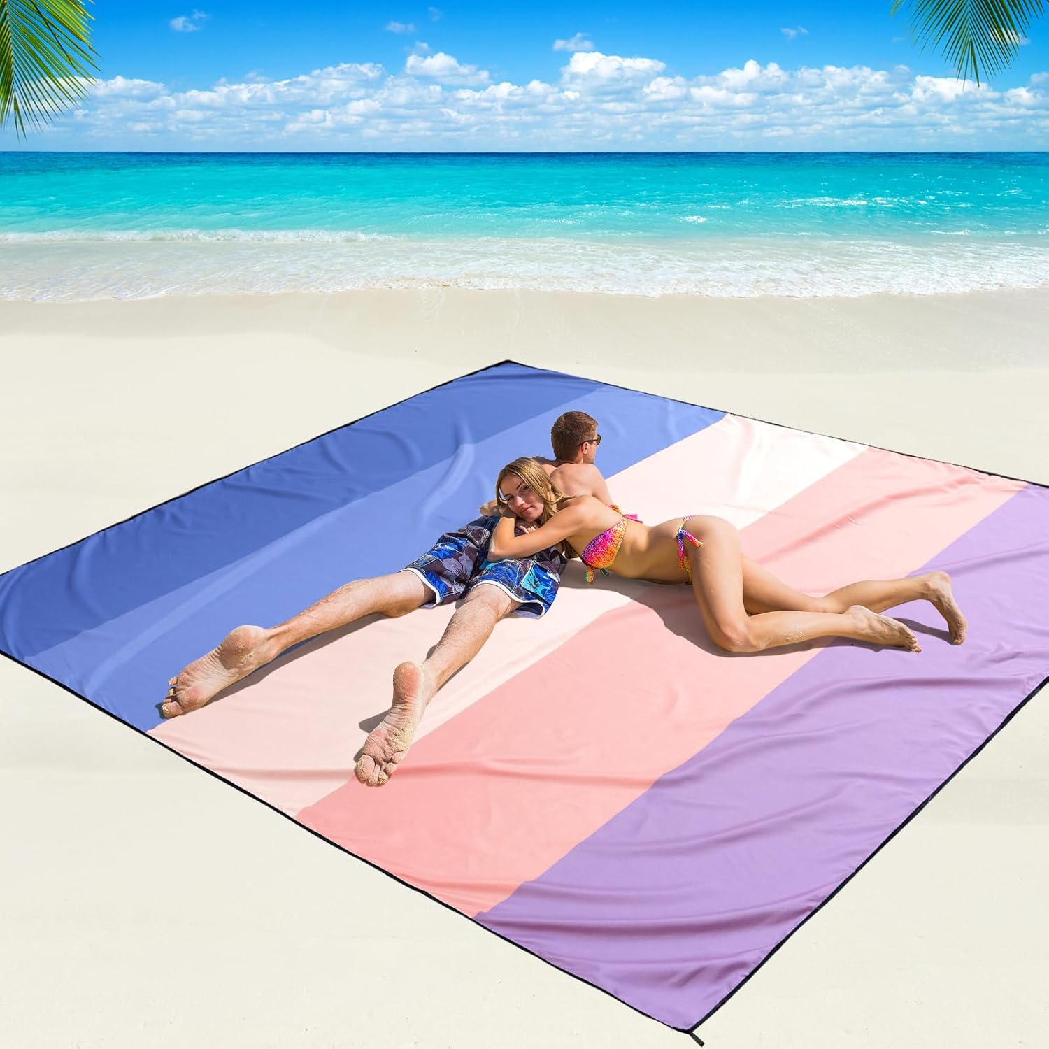 Beach Blanket Waterproof Sandproof Beach Mat