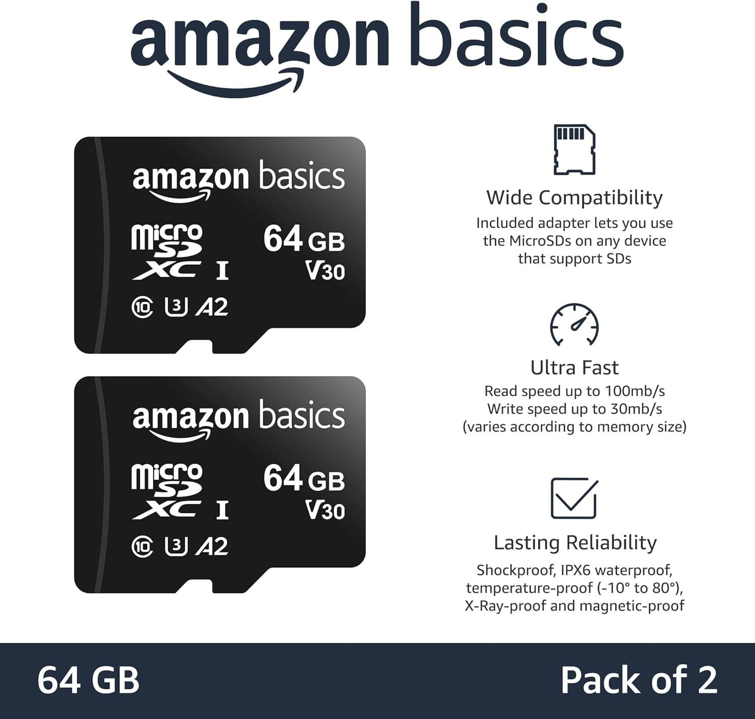 MicroSDXC UHS-I Class 10 Memory Card