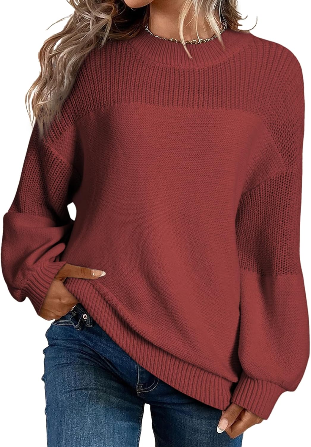 Dokotoo Women's Casual Long Sleeve Sweaters
