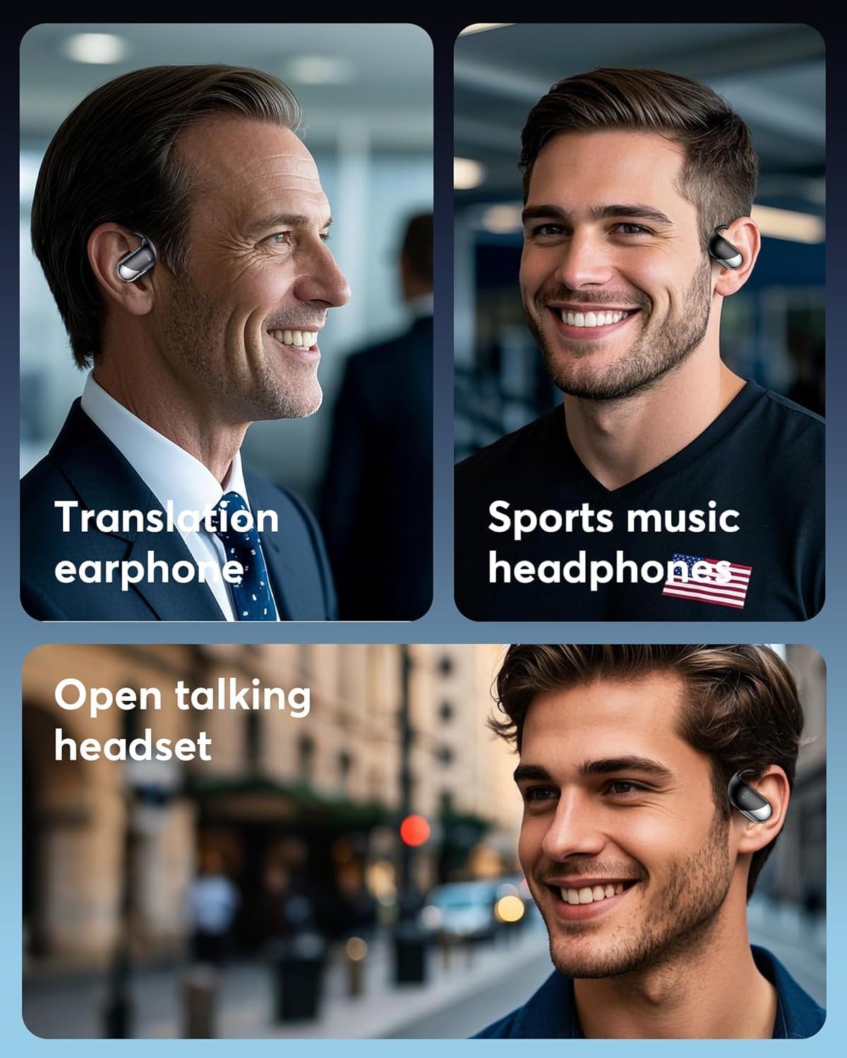 AI Translation Earbuds Real-Time Translator