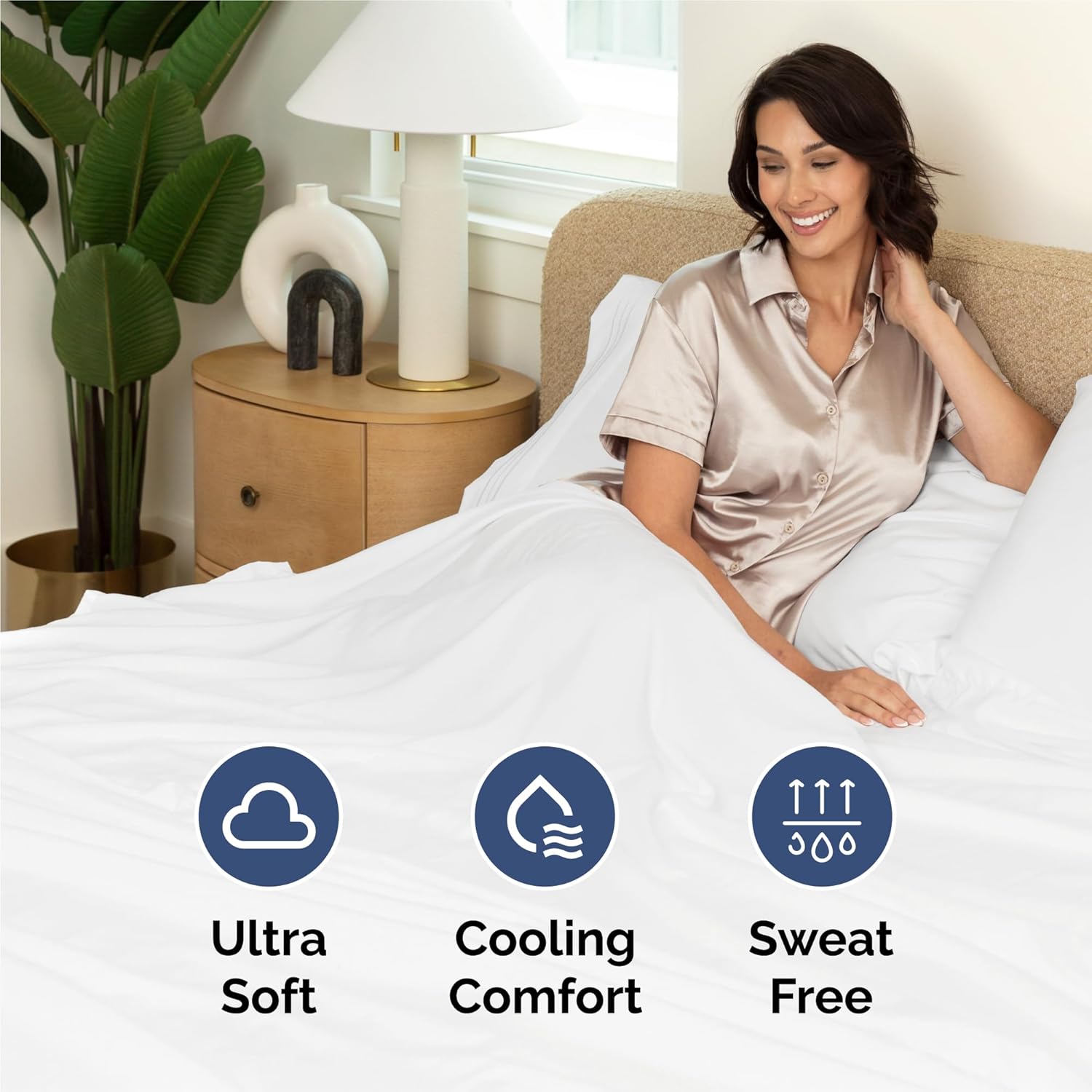 King Size Comfy Breathable & Cooling Bed Sheets Set