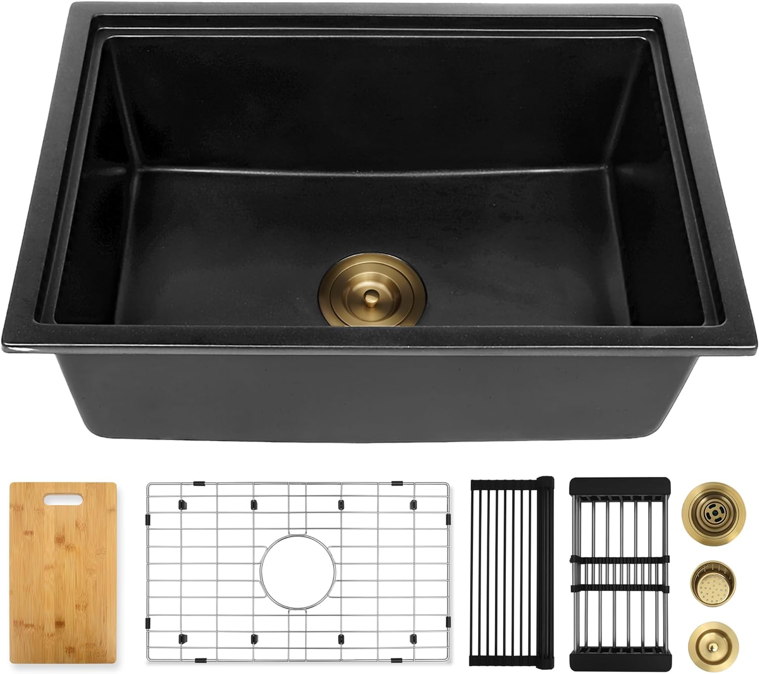 Quartz Composite Workstation Sink with Accessories