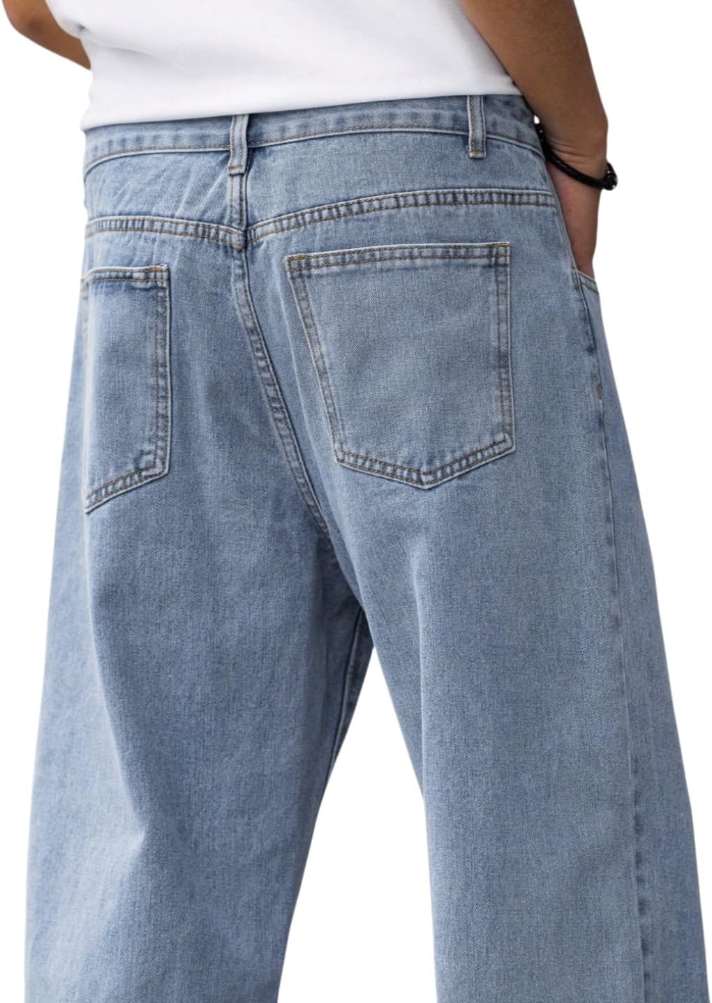 Baggy Jeans for Men Streetwear Vintage Wide Pants