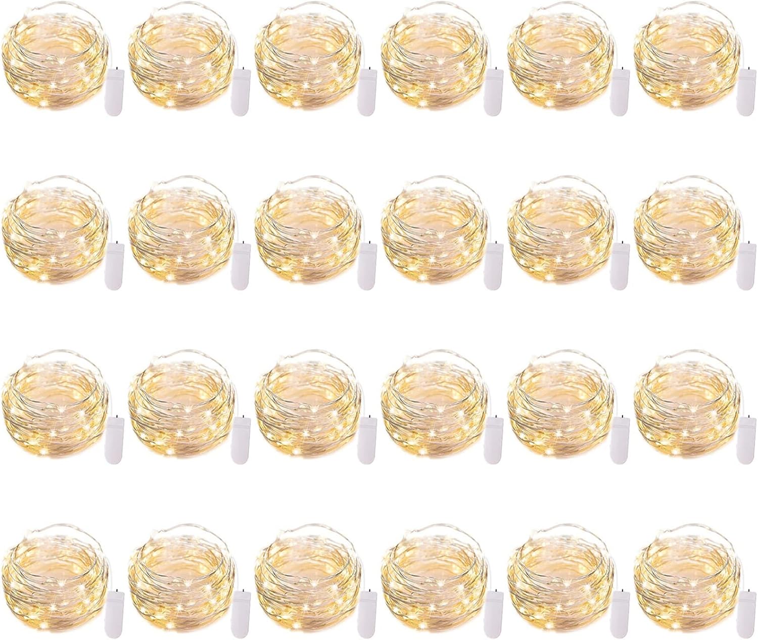 Brightown 12-Pack LED Fairy String Lights