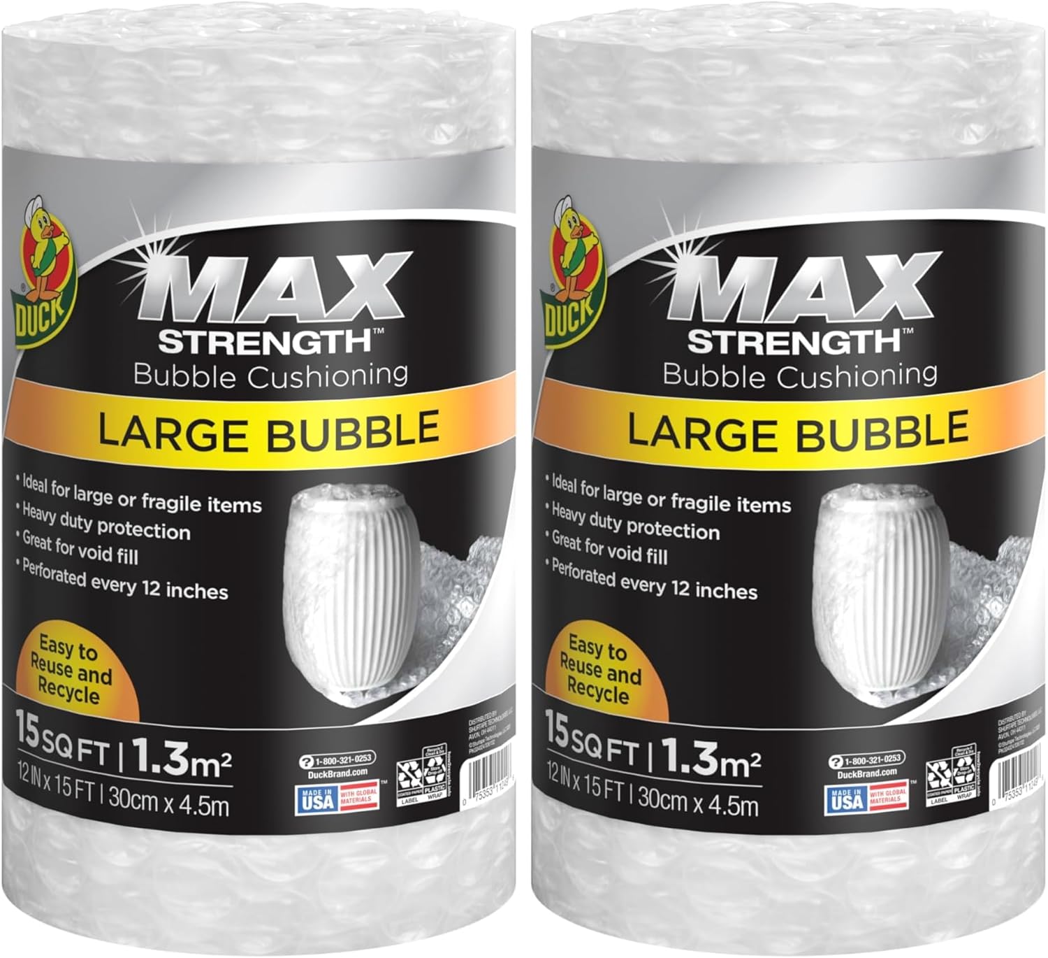 Duck Max Strength Bubble Cushioning Wrap