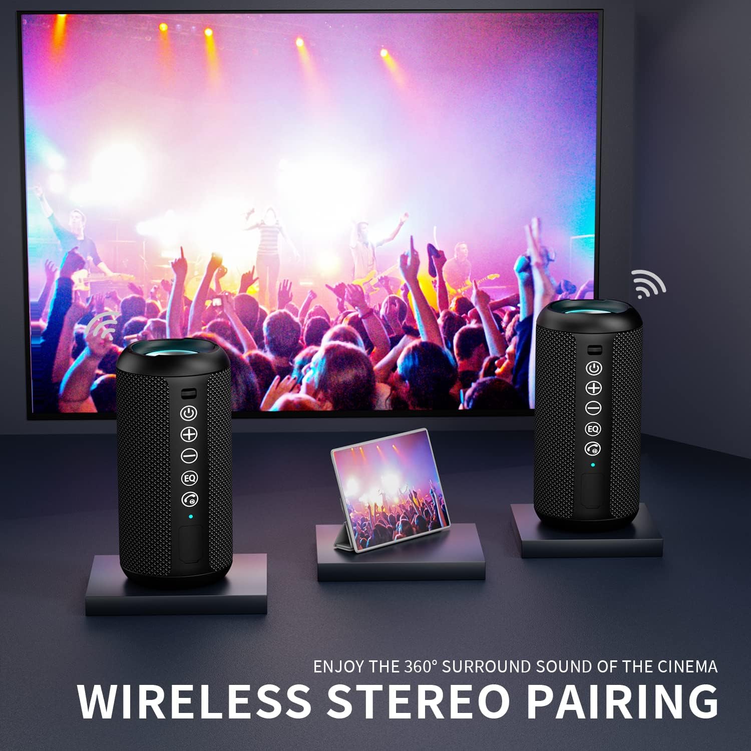 Ortizan Portable Bluetooth Speaker