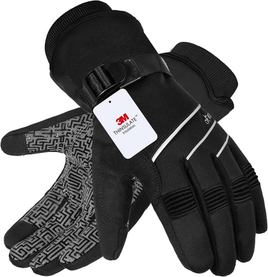 MOREOK Waterproof & Windproof Winter Gloves for Men/Women