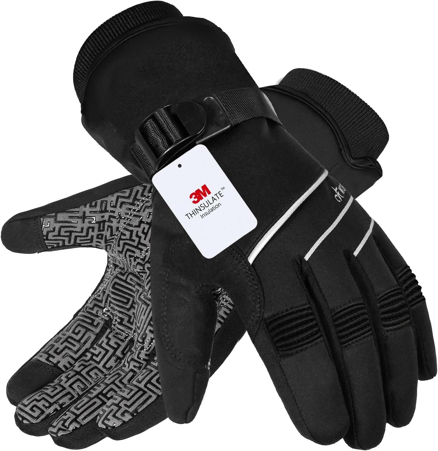 MOREOK Waterproof & Windproof Winter Gloves for Men/Women