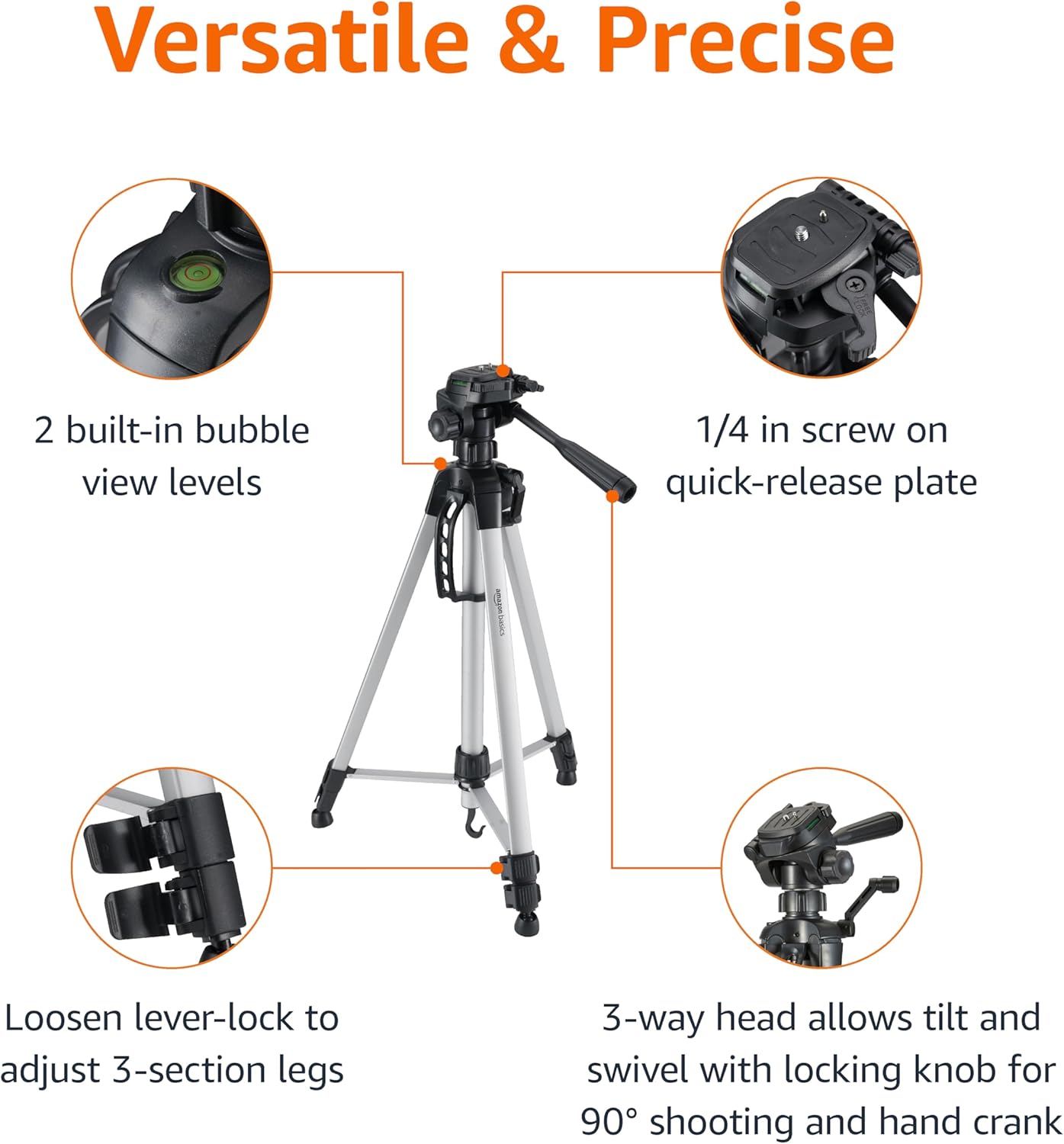 60 inch Lightweight Tripod with Bag
