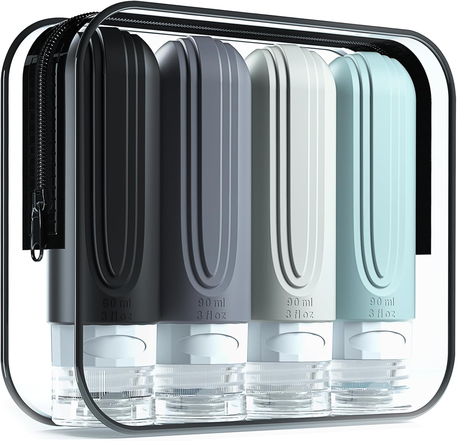 TSA Approved 3oz Leak-Proof Travel Bottles
