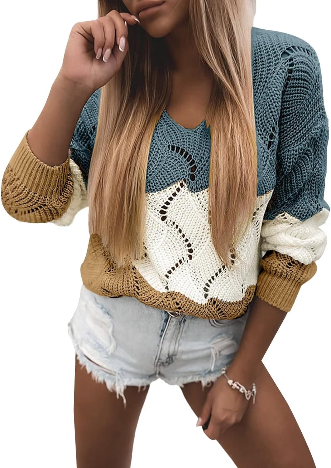 Dokotoo Womens Sweaters 2025 Crewneck