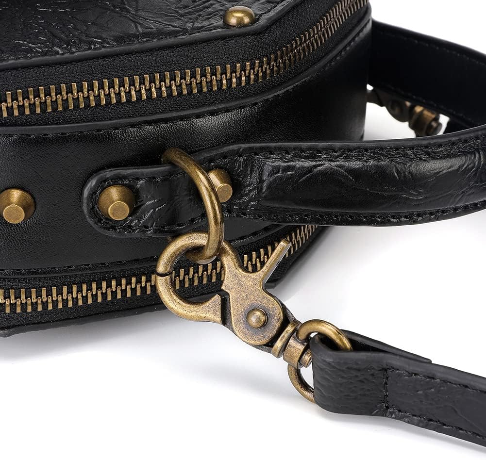 Messenger Bag Leather Retro Briefcase Shoulder Purse