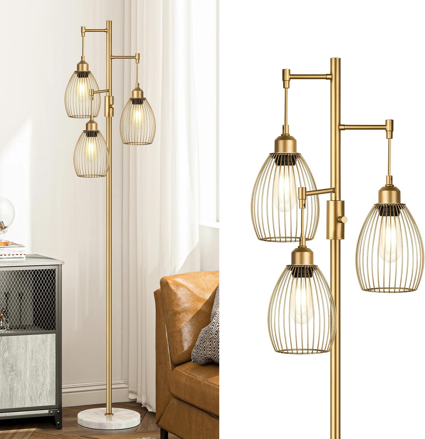Torondo Dimmable Floor Lamp for Living Room