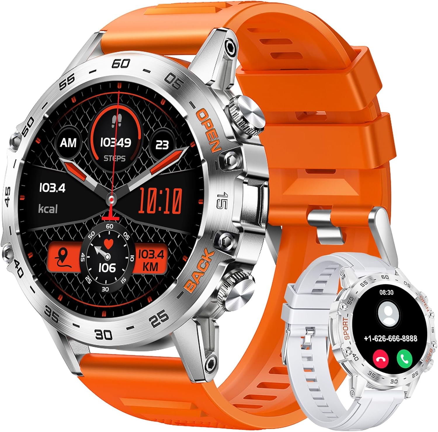 Military Smart Watch for Men HD Touchscreen