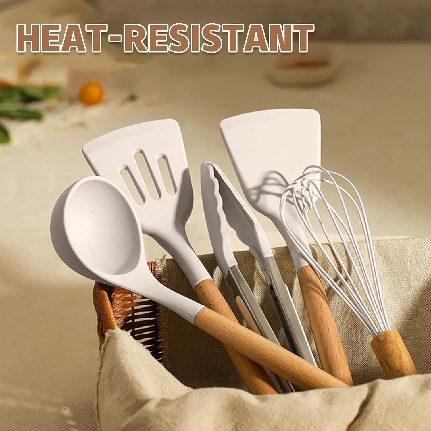 Umite Chef 33-Piece Silicone Kitchen Utensils Set