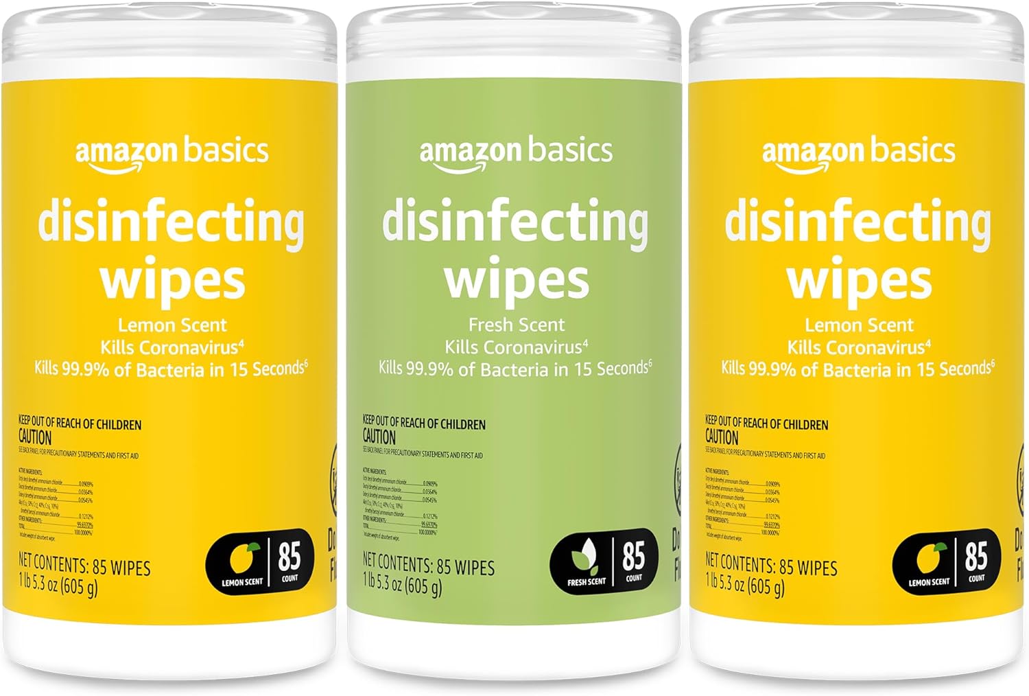Sanitizing Wipes Lemon & Fresh Scent