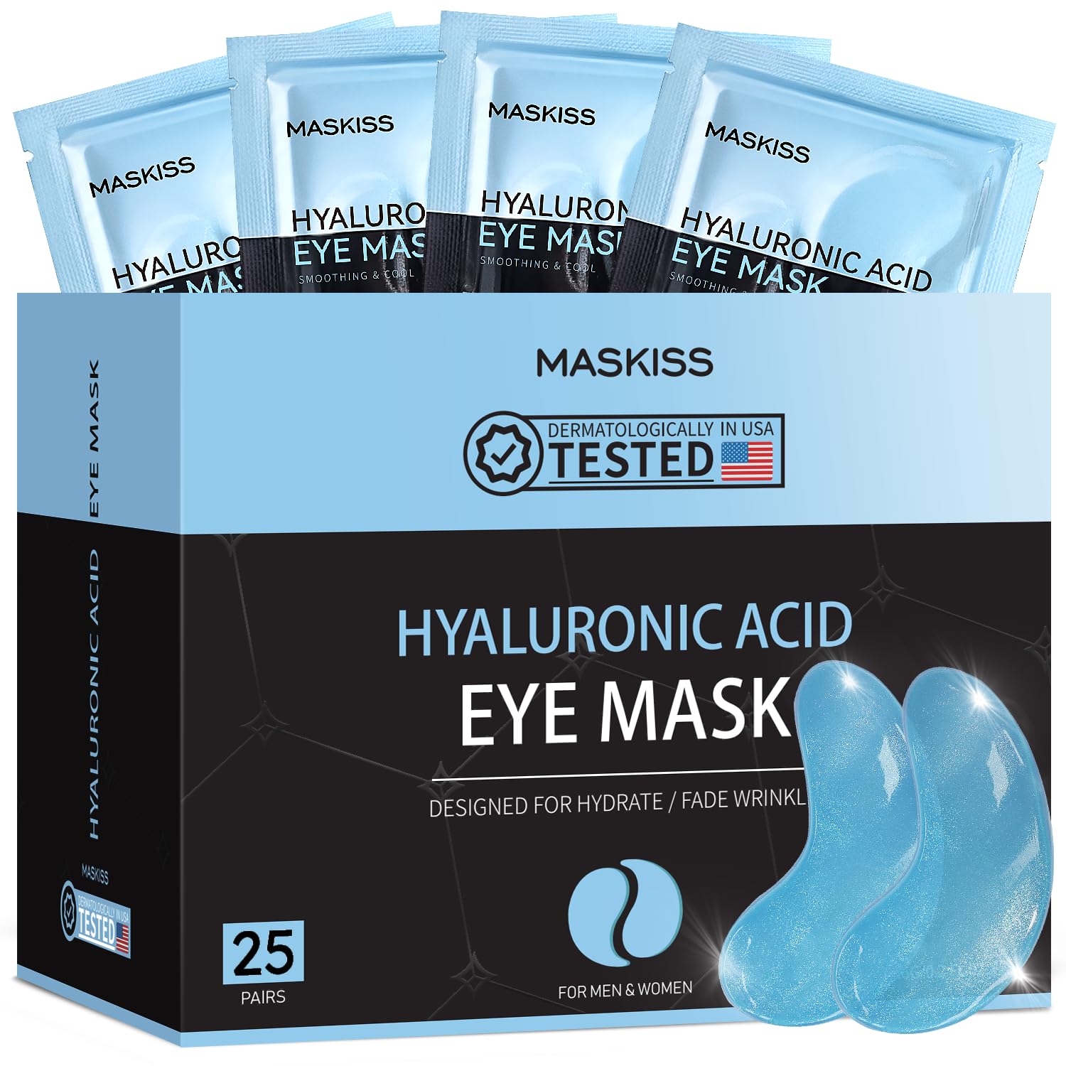 24K Gold Under Eye Patches for Dark Circles