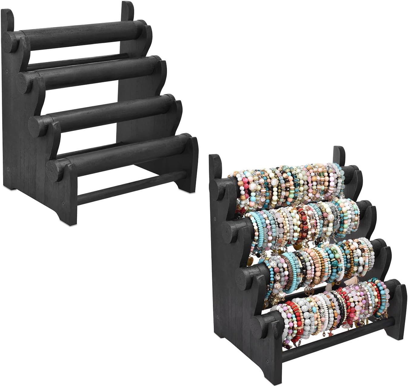 Ikee Design Wooden Jewelry Display Stand