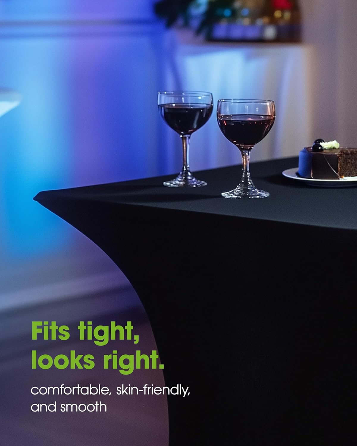 Pureegg Spandex Tablecloth Fitted and Tight Cloth