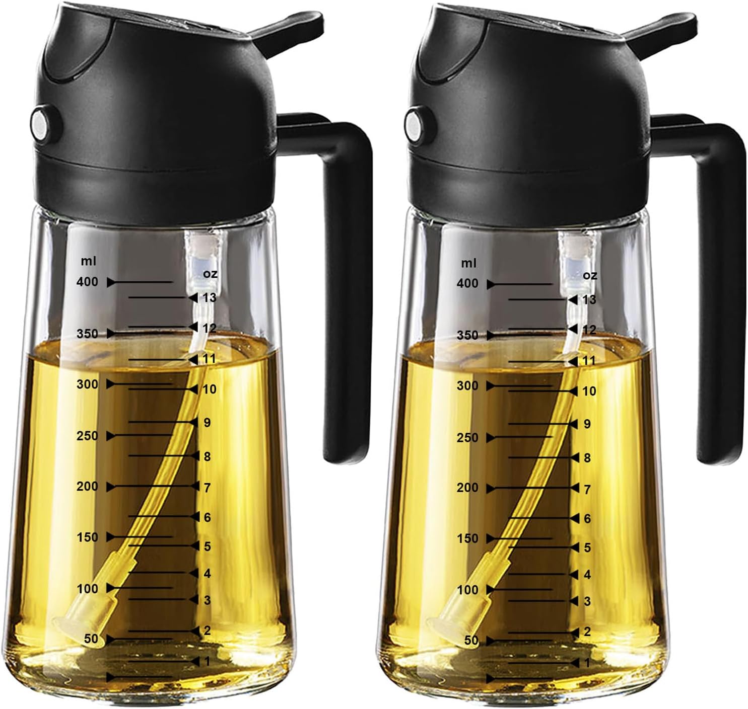 TrendPlain 16oz/470ml Glass Olive Oil Sprayer for Cooking