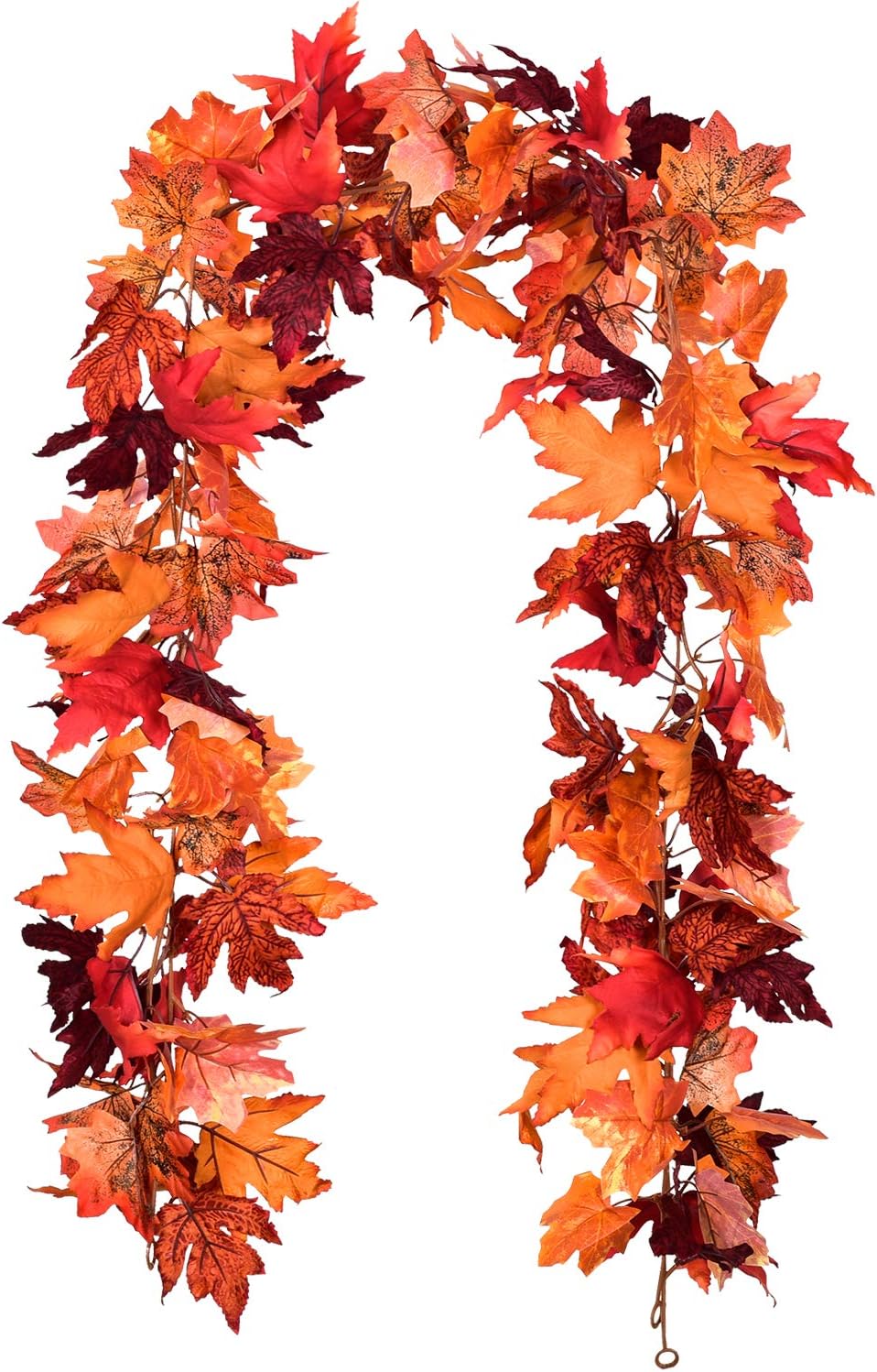DearHouse 2 Pack Fall Garland Maple Leaf