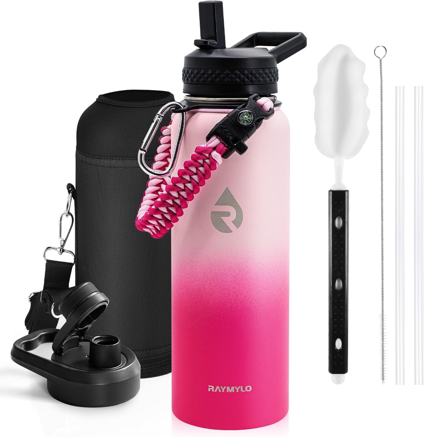 64oz Insulated Water Bottle Stainless Steel