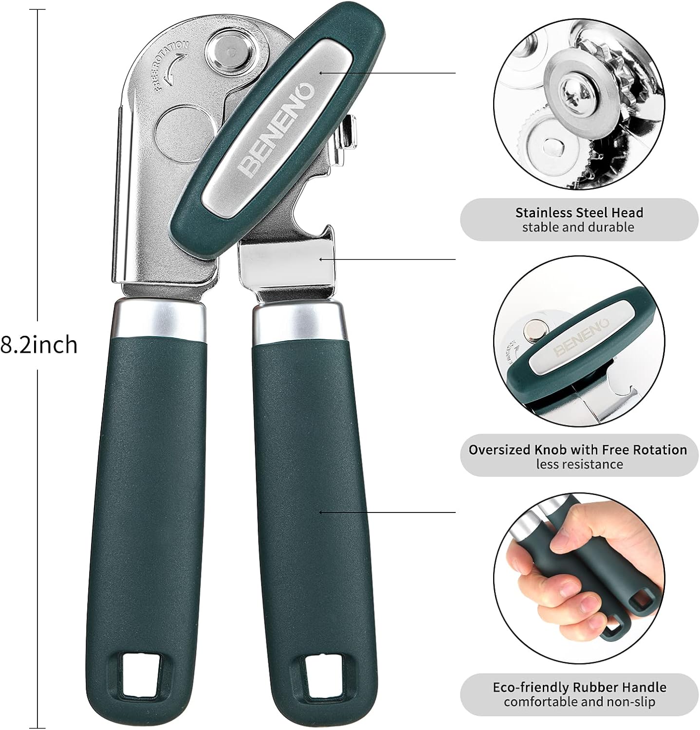 Beneno Heavy Duty Hand Can Opener Manual