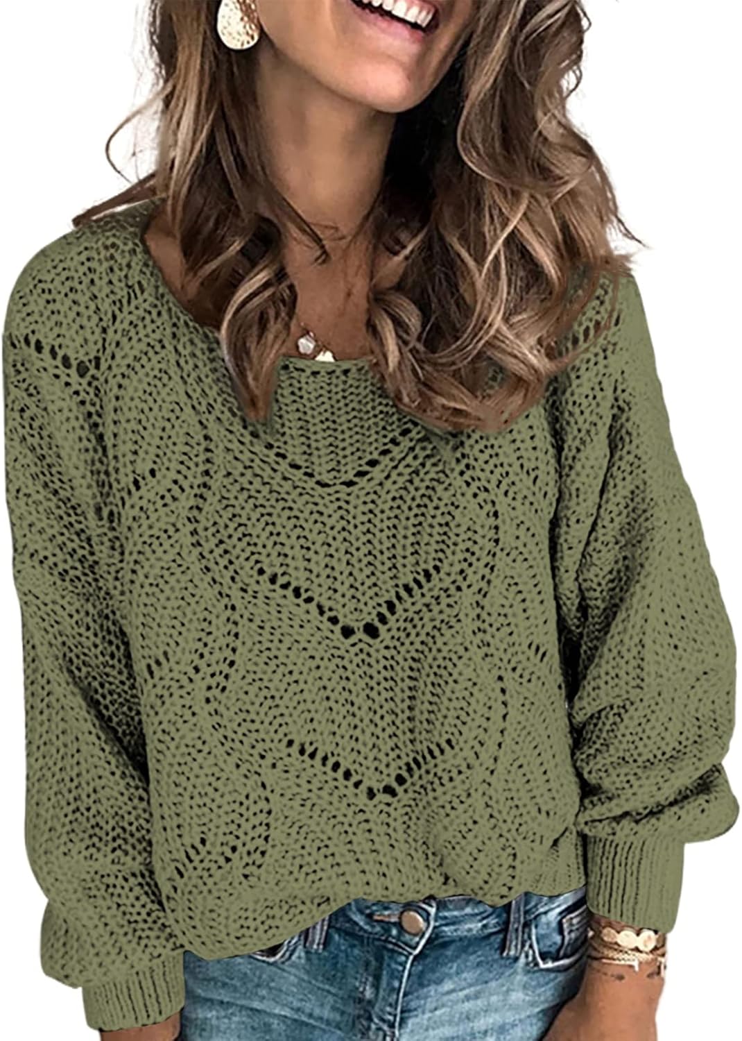 Dokotoo Womens Sweaters 2025 Crewneck