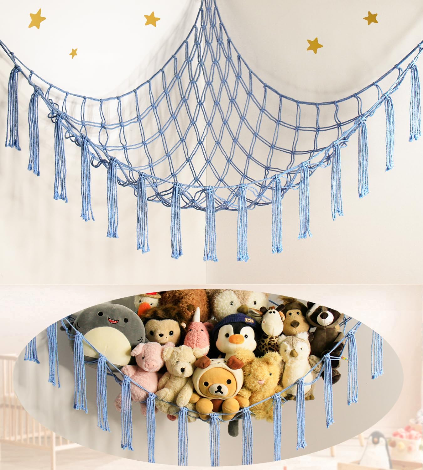 Stuffed Animal Storage Hammock or Net Corner