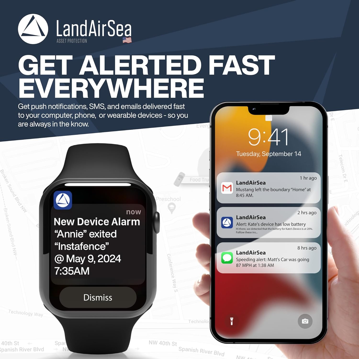 LandAirSea 54 GPS Tracker