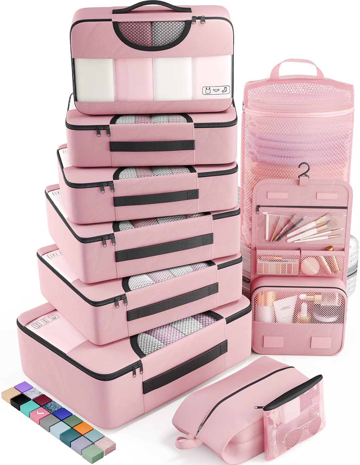 Veken Packing Cubes Set, Travel Luggage Organizers