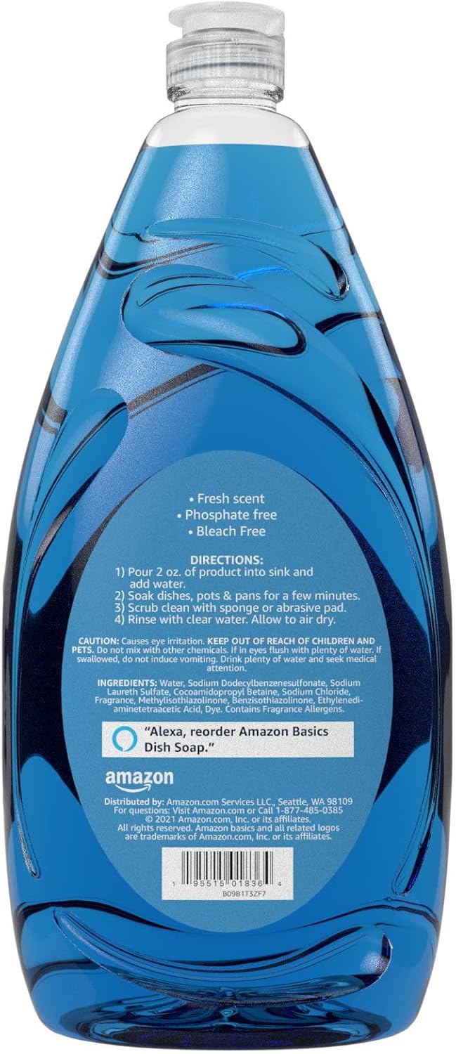 Amazon Basics Dish Soap, Fresh Scent