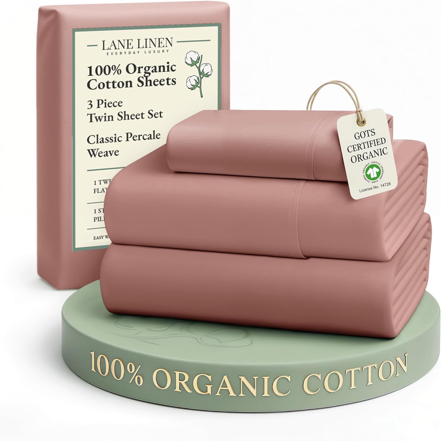 LANE LINEN Eco Friendly Cotton Queen Sheet Set